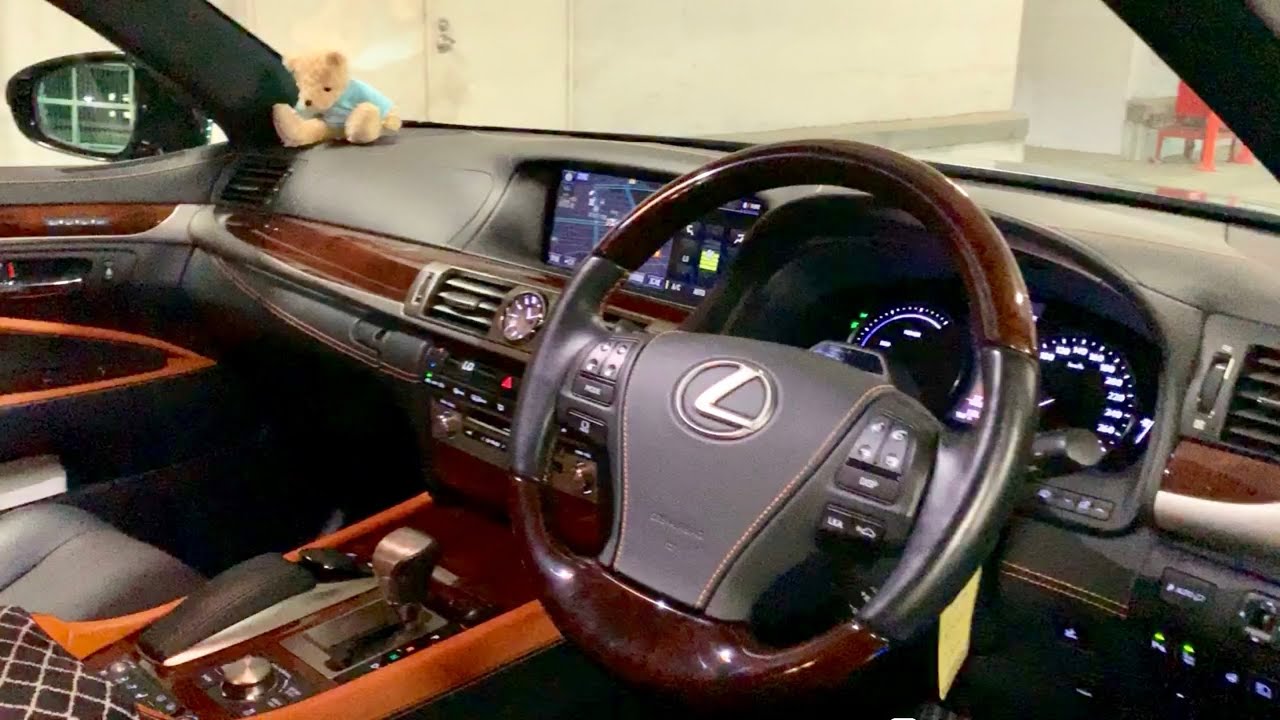 40系後期LS✨最上級グレードの運転席】世界で一つだけの L select の内装‼️【岡野企画本部長のLS 600hL】LEXUS TRDマフラー  モデリスタ エアロ - YouTube