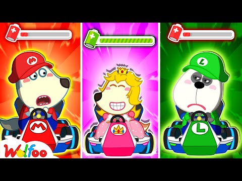 Mario Kart, Let's Racing! - Wolfoo and Lucy's Super Mario Bros Adventure @wolfoofamilyofficiall
