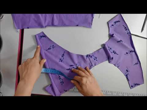 как сшить нижнее белье трусы топ из трикотажа за час+выкройка/ DIY lingerie set, knickers