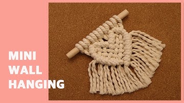 DIY Macrame Wall Hanging / 마크라메  / マクラメ / Макраме / Macramé / Makramee / makrome / ঝালর / म्याक्राम