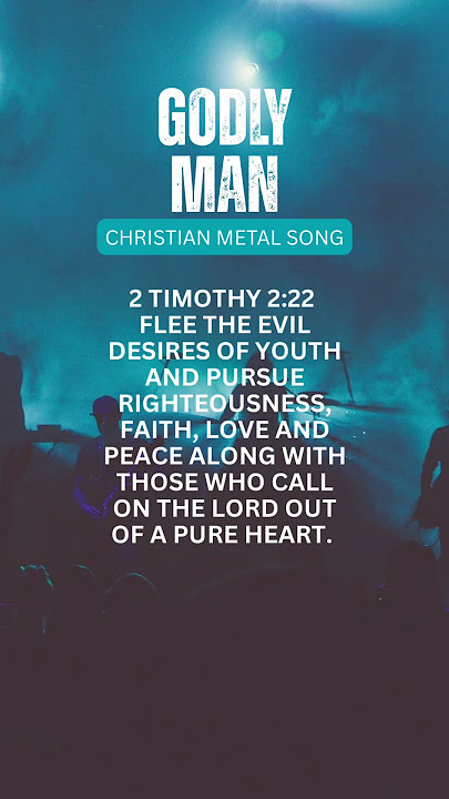Daily Verse with Music | Godly Man | Christian Metal Song| By His Will Music #bibleverse