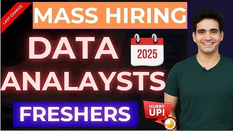 Top 10 MNCs Hiring Data Analyst Freshers in 2025 | Data Analyst Hiring Companies | Nov 2025