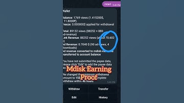 mdisk Earning proof and profit #earning #mdisk #pdisk #terabox #shorts