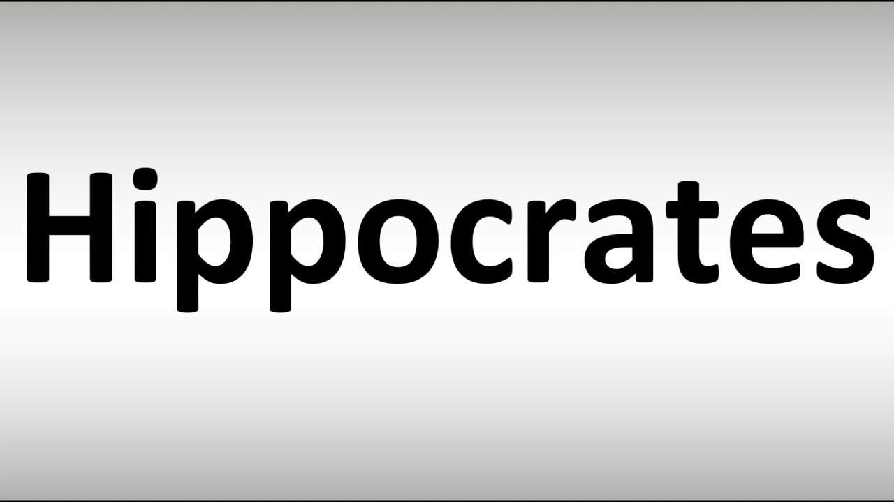 How To Pronounce Hippocrates YouTube How To Pronounce Hippocrates YouTube