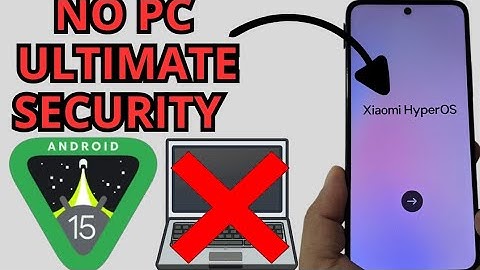 NO PC ANDROID 15 - Xiaomi HyperOS 2.2 Redmi Note frp bypass account google unlock without pc