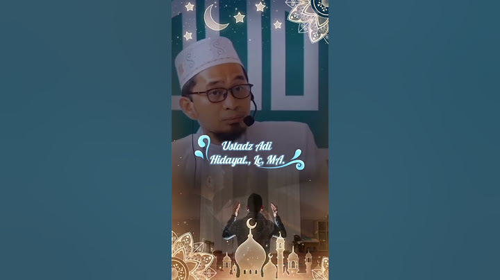 Allah mengganti apa yang kita inginkan dengan apa yang kita butuhkan - Ceramah Ust Adi Hidayat