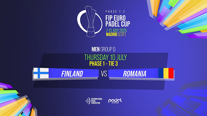 🇫🇮 FINLAND vs ROMANIA 🇷🇴 - Men - Group D - Phase 1 - Tie 3 - FIP EURO PADEL CUP 2025