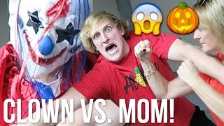 MY MOM FOUGHT A KILLER CLOWN!