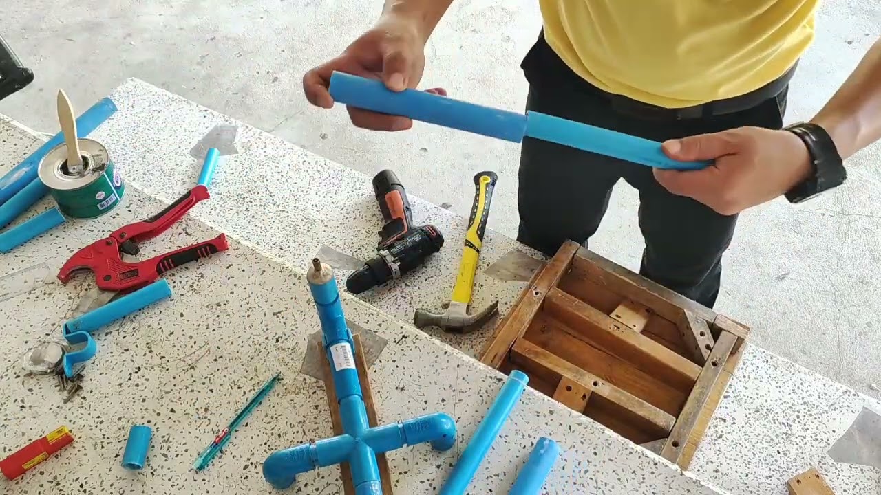 DIY.สไตล์ครูเต้ : EP2.ติดฐานยิงจรวดขวดน้ำอย่างง่าย