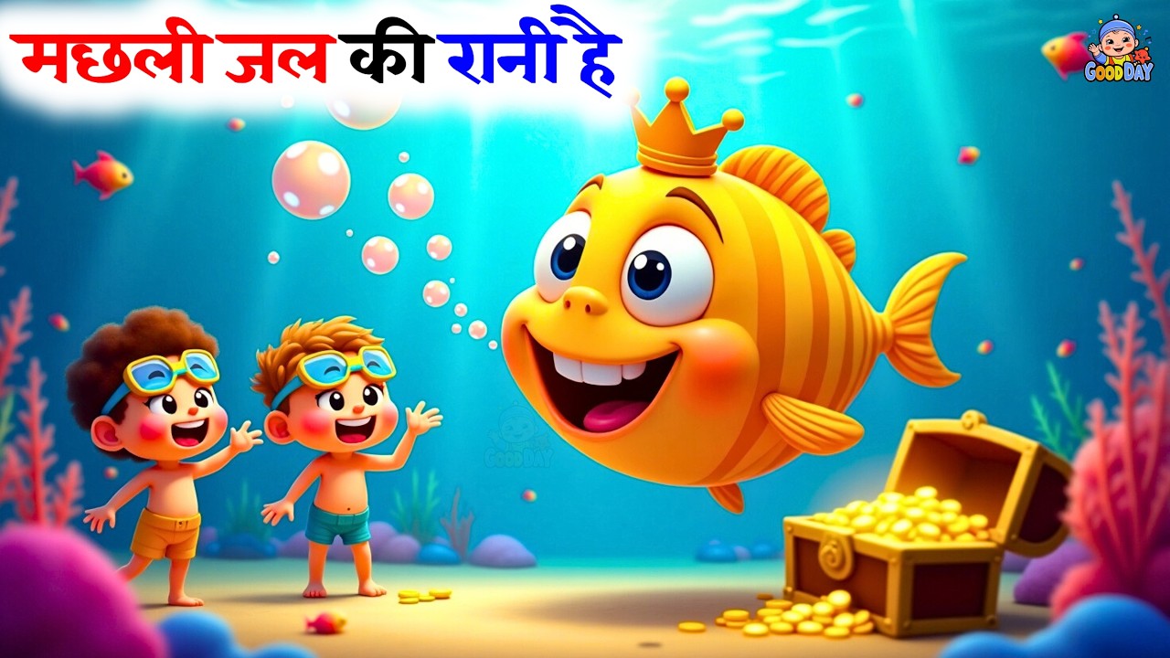 Machhli Jal Ki Rani Hai Jiwan Uska Pani Hai | Nursery Rhyme | Good Day Rhyme