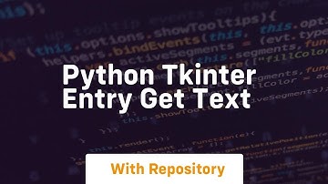 python tkinter entry get text