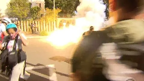 Brazilian police and protesters clash as World Cup begins