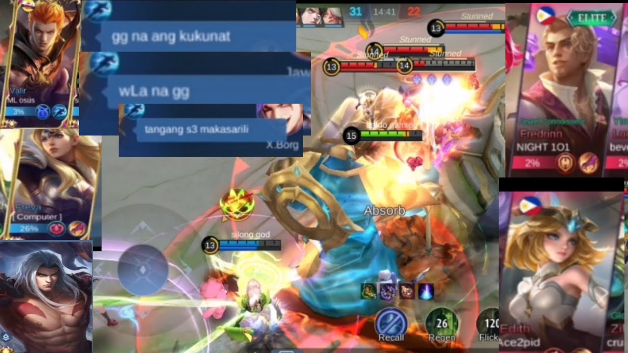 VALIR ;GG NA ANG KUKUNAT, AGGRESSIVE CORE FREYA X BADANG GAMEPLAY