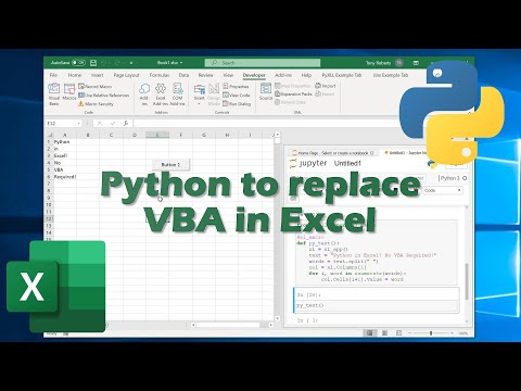 Use Python to replace VBA in Excel