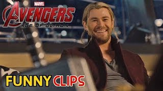 Avengers Age of Ultron Funny Clips in HINDI