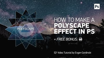 How to Make a Polyscape Effect + FREE Psd - Photoshop Tutorial