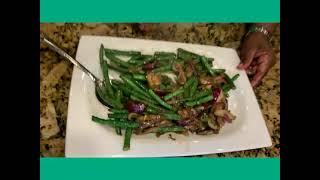 Sautéed Green Beans with Bella Mushrooms