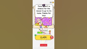 Braindom Level 182 Save the mouse.