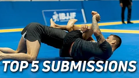 Top 5 Black Belt Finishes Captured At No-Gi Pans Day 2