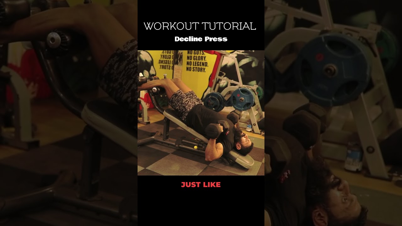 Proper Technique for Decline Presses  