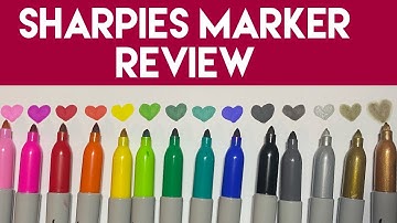 Sharpie Fine Point Marker Review! Should YOU Buy Them?