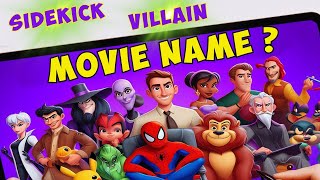 Disney Characters Quiz | Name the Movie Sidekick and Villain | Disney Trivia Challenge