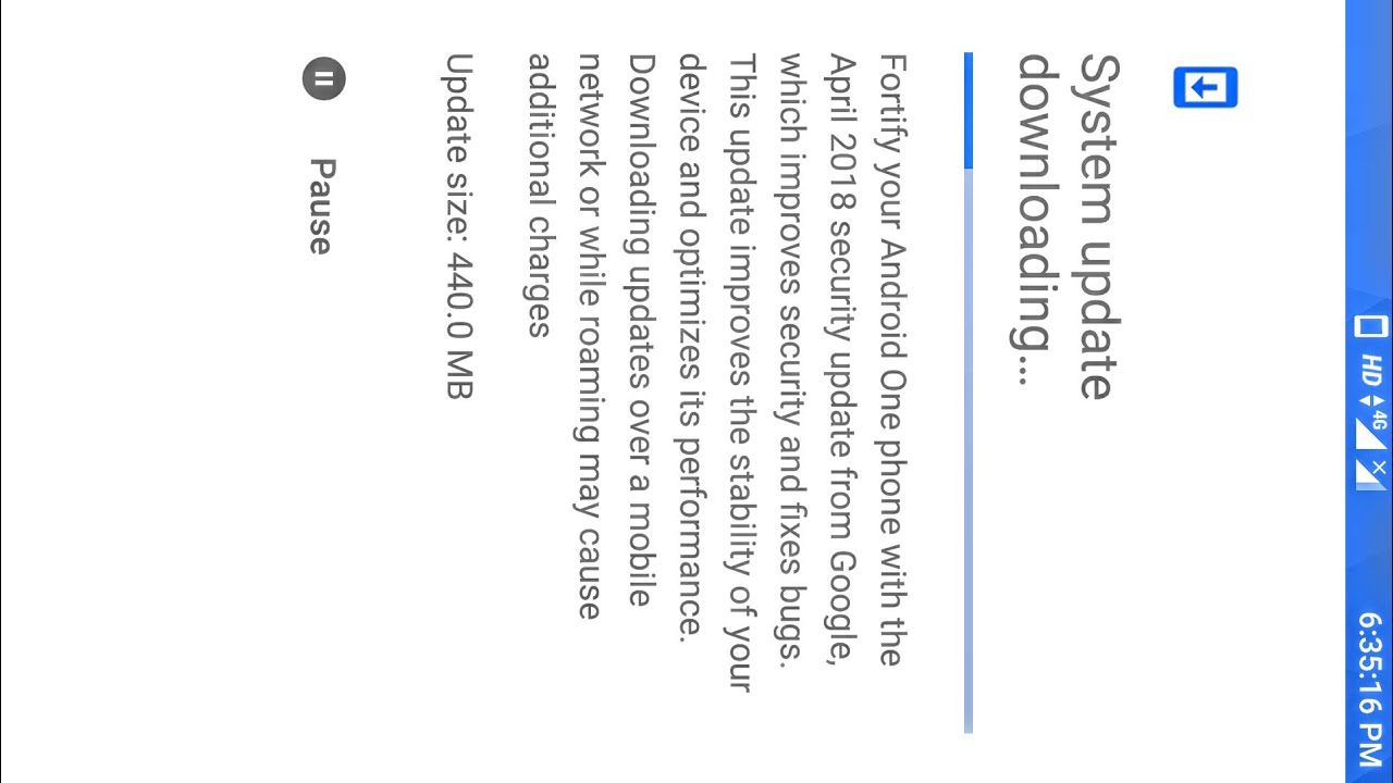 Mi A1 March security update