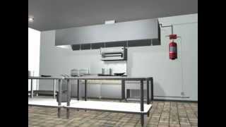 Kitchen Knight II Fire Supression System from Pyro-Chem