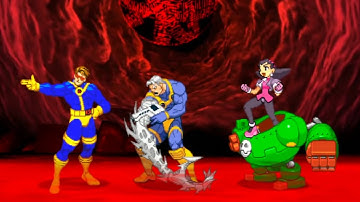 Marvel VS Capcom 2 - Cyclops/Cable/Tron Bonne - Expert Difficulty Playthrough