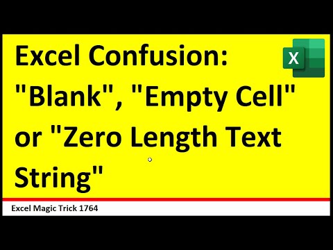 Excel Formula Master Tricks For Empty Cells, Zeros, Zero Length Text String And Blanks Emt 1764