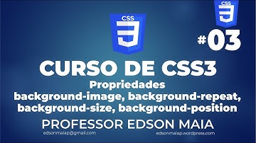 Curso de CSS3 Aula 03 background-image, background-repeat, background-size, background-position