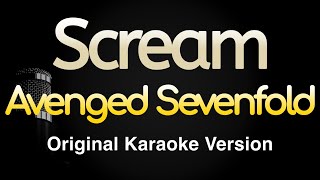 Scream - Avenged Sevenfold (Karaoke Songs With Lyrics - Original Key)