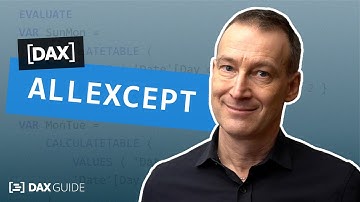 ALLEXCEPT - DAX Guide