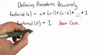 Recursive Procedures - CS101 - Udacity