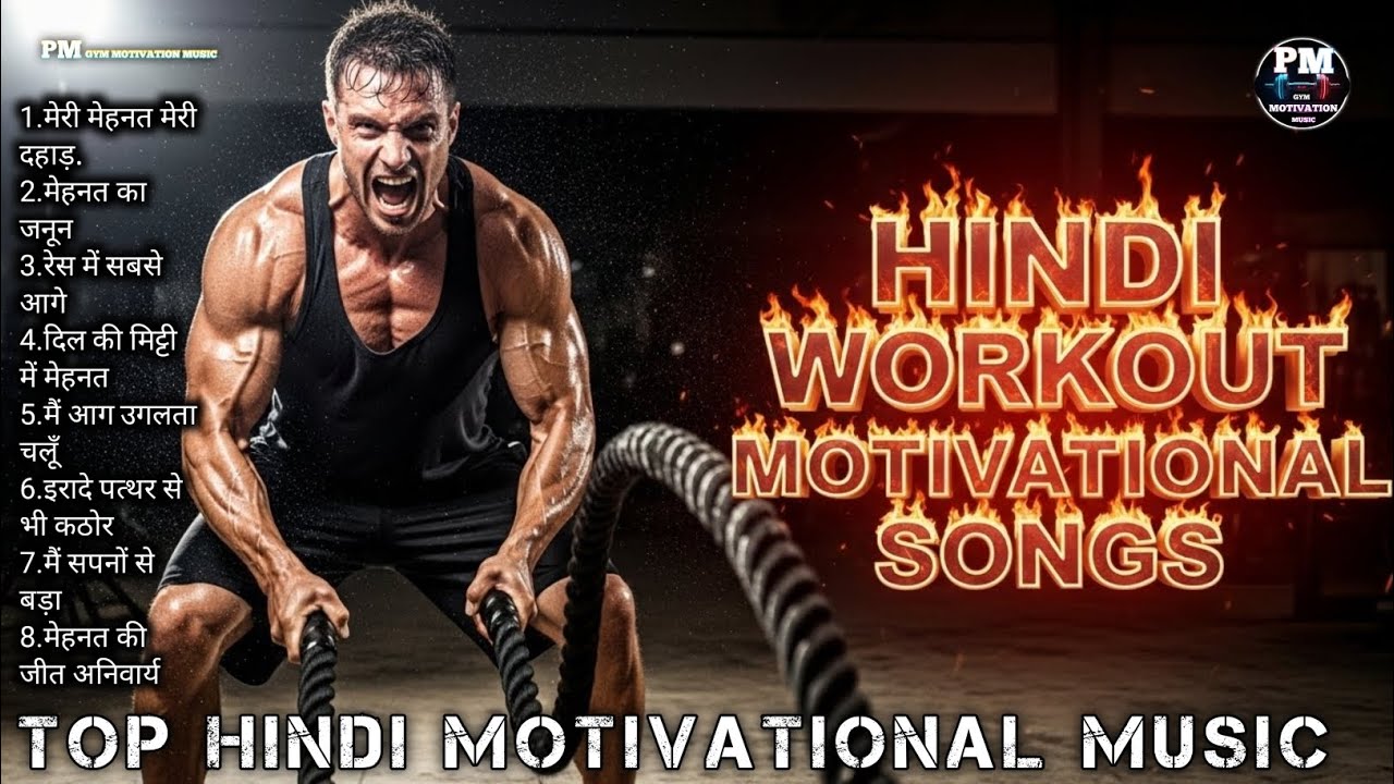 🔥 Ultimate Hindi Workout Motivation Songs 💪 Power Boost Gym Playlist 🔥 Pm Gym Motivation 067