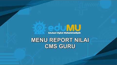 CMS Guru - Menu Report Nilai Ujian Siswa (web browser)