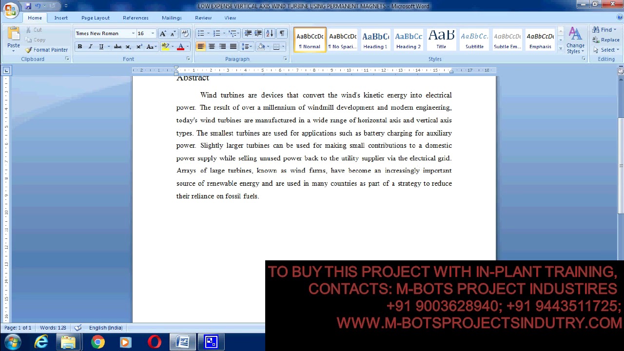 DESIGN AND FABRICATION OF LOW EXPENSE VERTICAL AXIS WIND TURBINE USING PERMANENT MAGNETS