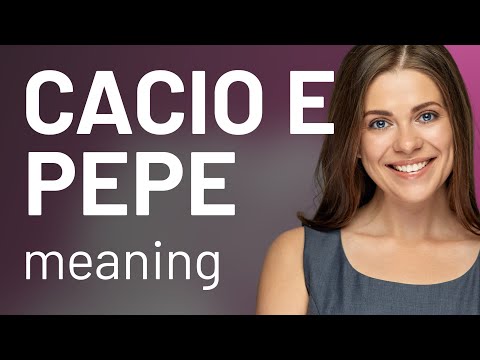 Pepe Meaning Italian