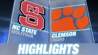 NC State vs Clemson | 2014 ACC Football Highlights