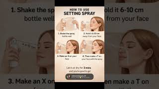 How To Use Setting Spray Like A Pro ✨ Long Lasting Makeup Secret 💦 #settingspray #powderfoundation