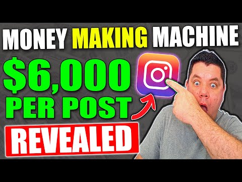 Earn $6,000 Per Post – The Easiest Way To Make Money Online With Instagram & Affiliate Marketing!