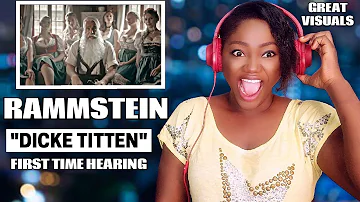 SINGER REACTS | FIRST TIME HEARING RAMMSTEIN - DICKE TITTEN REACTION ( Official Music Video)