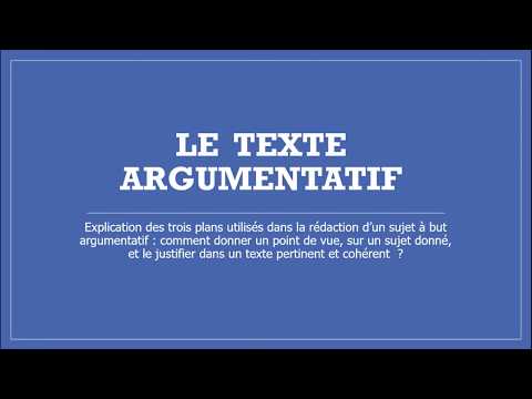 les-plans-de-rédaction-d'un-texte-argumentatif-partie-1