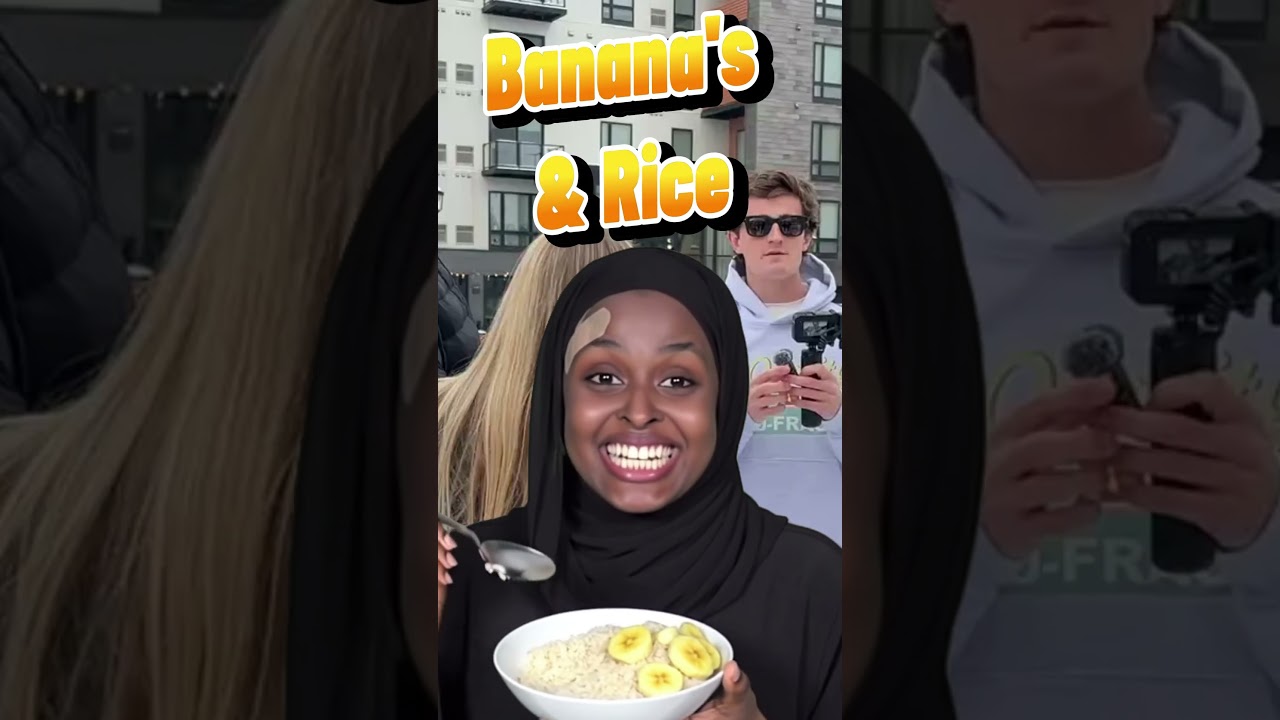 Bananas and Rice Hit Different #shorts #foodreview #funny
