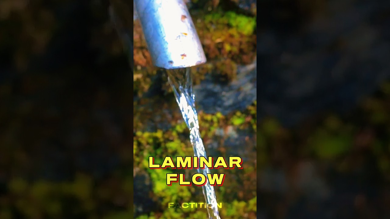The amazing Laminar flow🤯/#laminarflow #physics