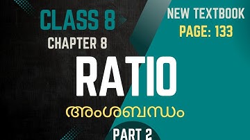 RATIO / Chapter 8 / Class 8 /Maths/   Page 133 / part 2