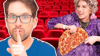 How Much Food Can You Sneak Into A Theater? | Let&#39;s Do This!