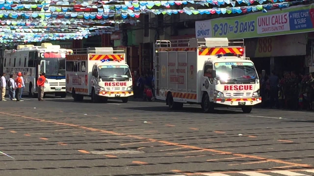 Araw ng Davao parade 911 team