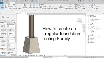 How to Create an Irregular Foundation Footing Family in Revit