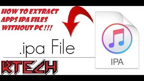 How To Extract Apps Ipa files From Any Jailbroken iDevice Without PC